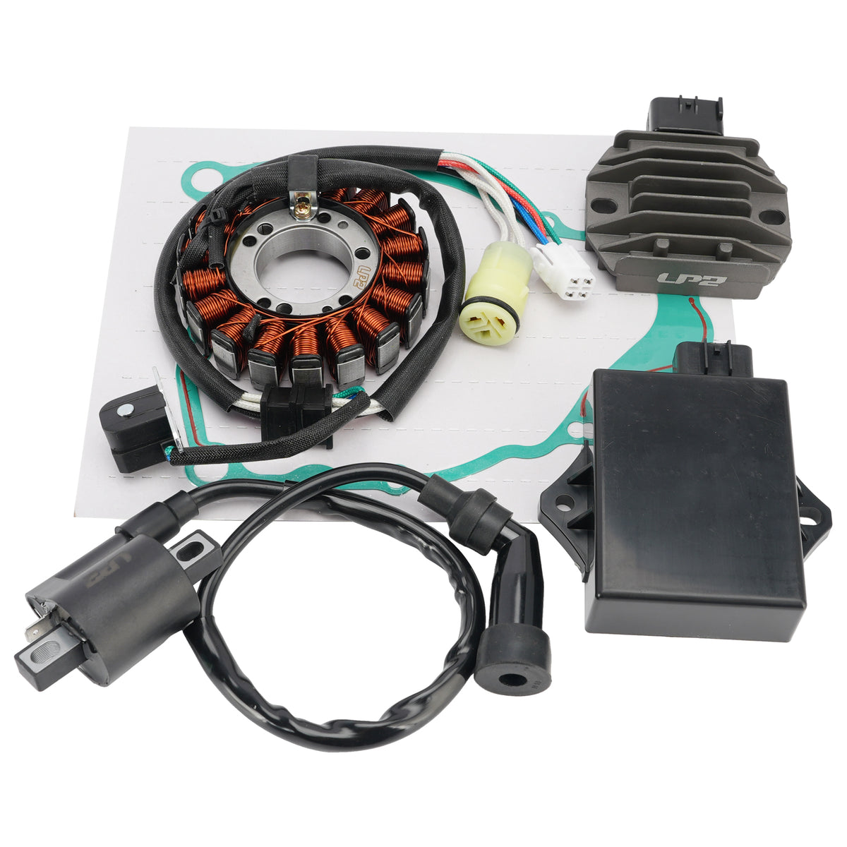 Stator Regulator CDI Box Ignition Coil For Yamaha Bear Tracker 250 YFM250X 01-04