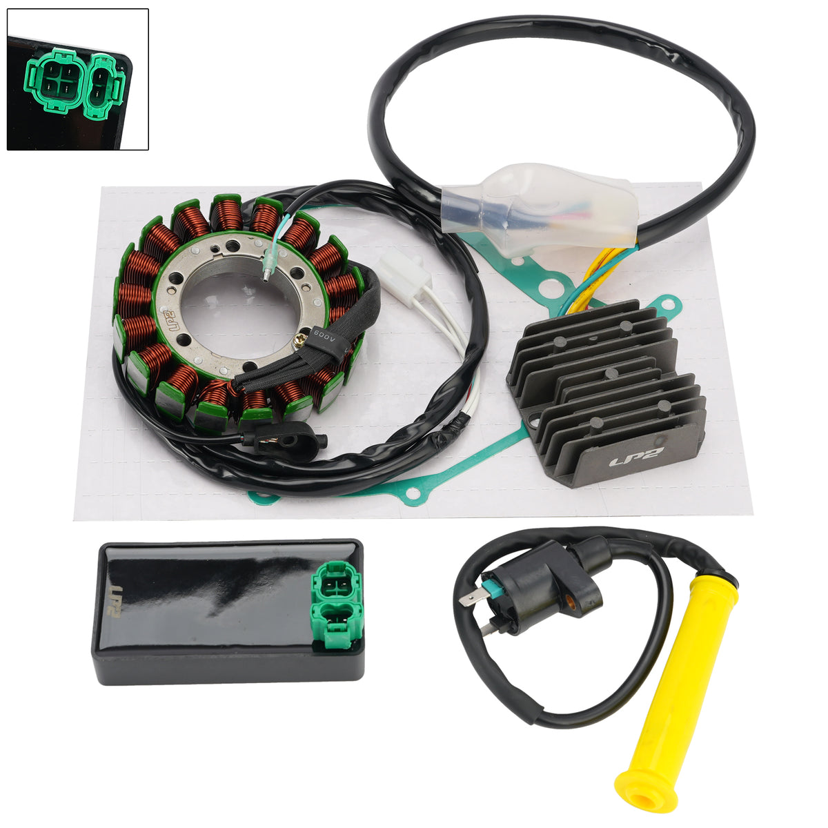 Stator Regulator CDI Box Ignition Coil Gasket For Honda XR650 L XR650L 1993-2025