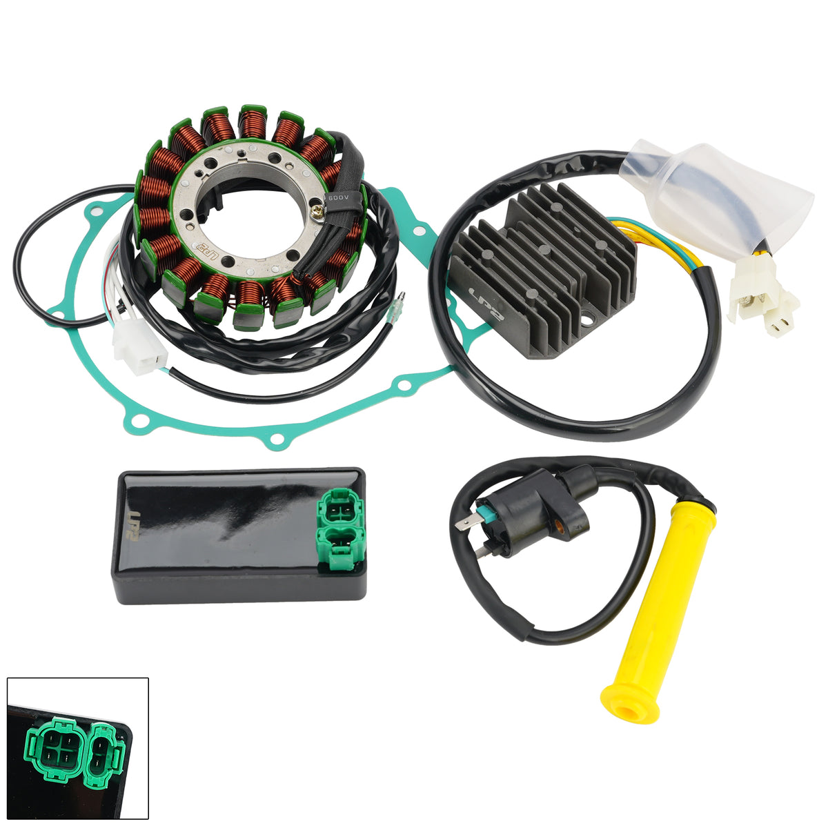 Stator Regulator CDI Box Ignition Coil Gasket For Honda XR650 L XR650L 1993-2025