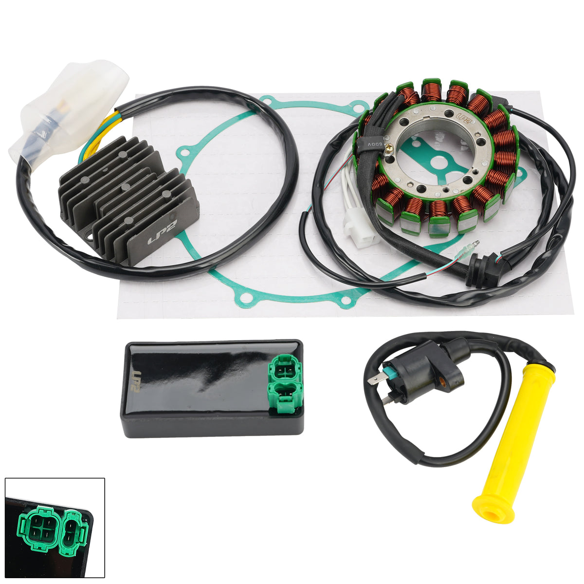 Stator Regulator CDI Box Ignition Coil Gasket For Honda XR650 L XR650L 1993-2025