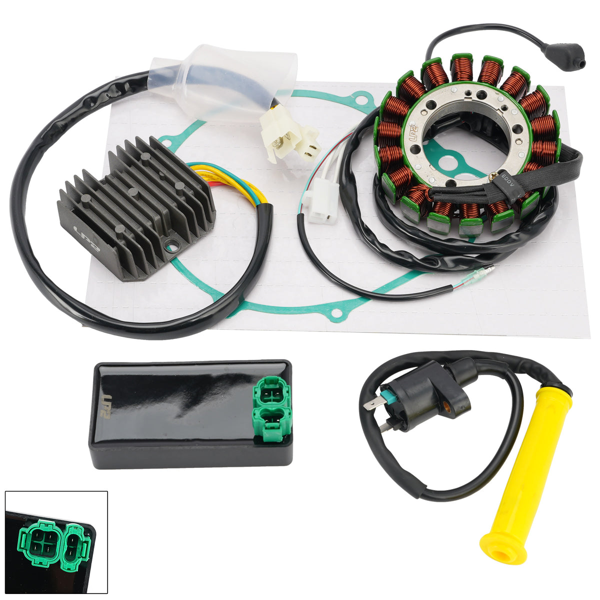 Stator Regulator CDI Box Ignition Coil Gasket For Honda XR650 L XR650L 1993-2025