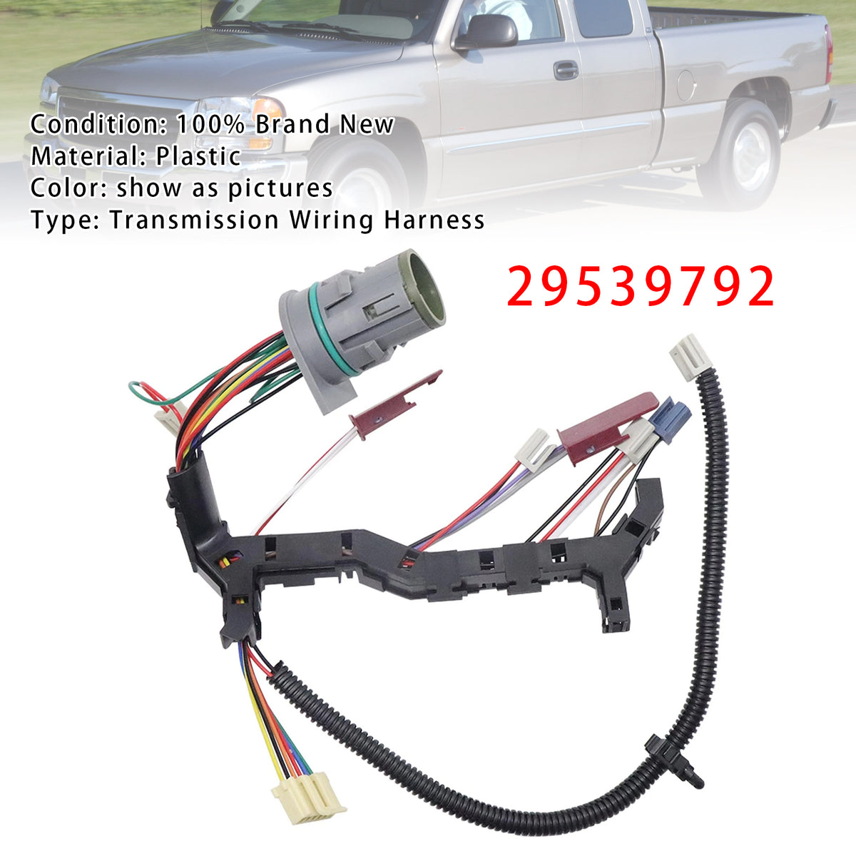 Transmission Wiring Harness 29539792 For GMC SIERRA 2500 3500 2003-2006