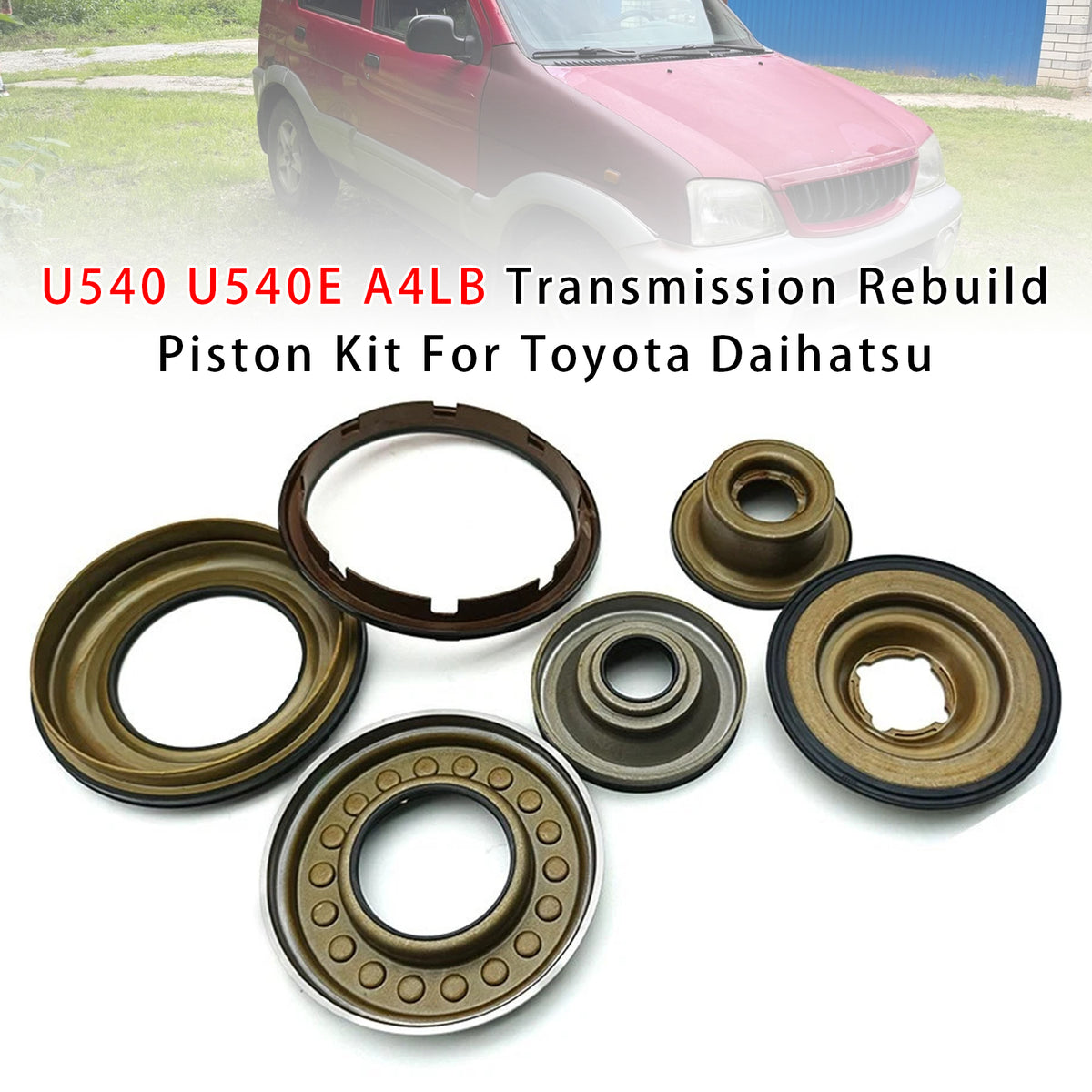 U540 U540E A4LB Transmission Rebuild Piston Kit For Toyota Daihatsu