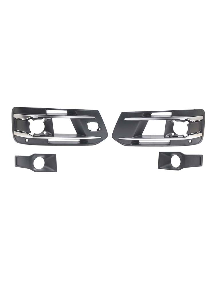 4PCS Front Bumper Fog Light Grille Cover 4M0807682AA4W3 Fit Audi Q7 2016-2019