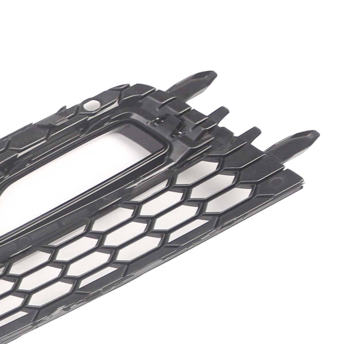 Black Front Fog Lamp Grill Fit Audi A5 S-Line Sport Edition Bumper 2013-2016