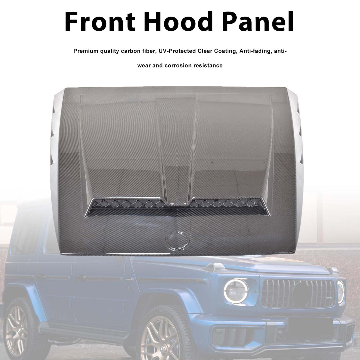 Front Hood Panel Fit Mercedes Benz G-Class W464 W465 2019+ Upgrade Brabus Style