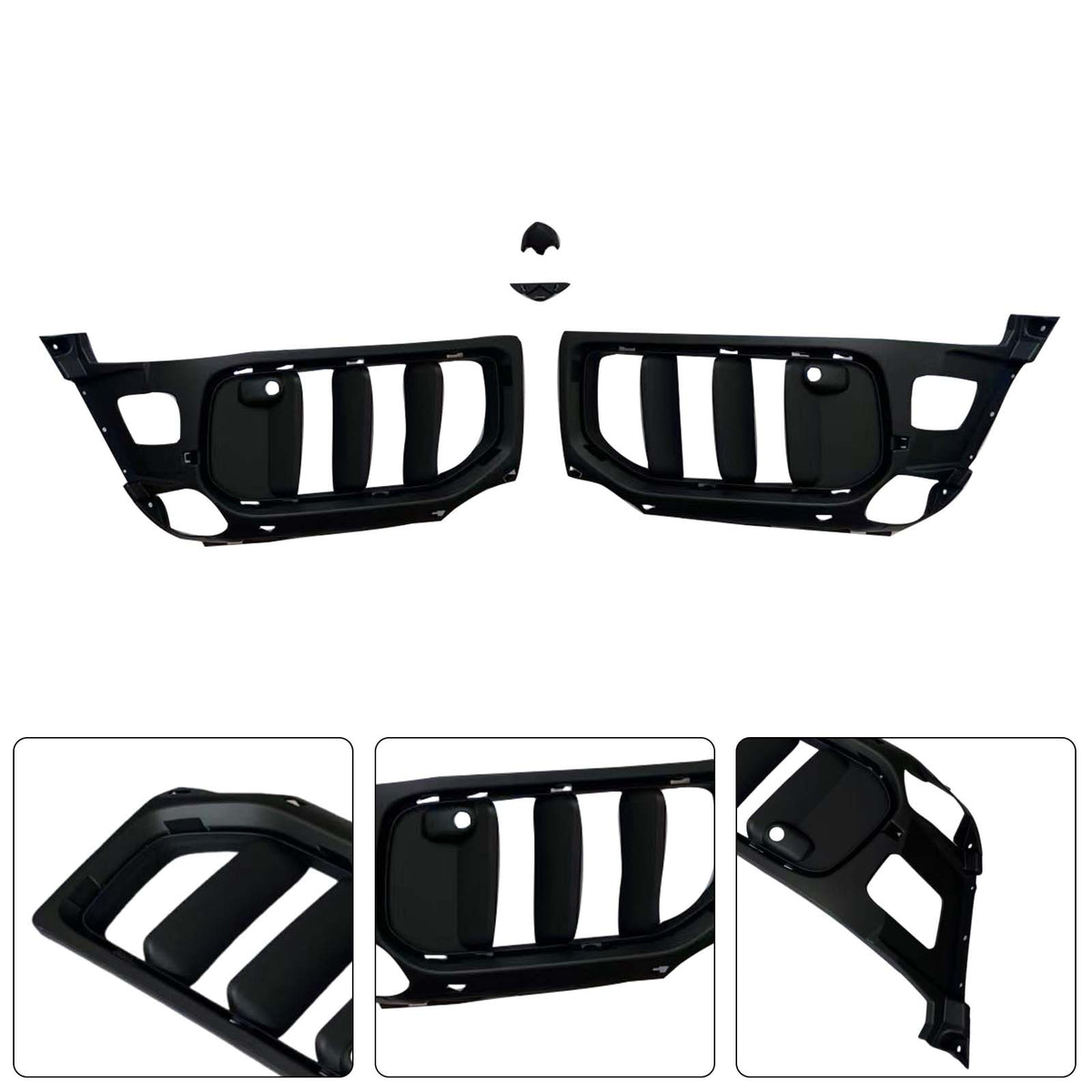 W465 Style Front Bumper Insert Vents Fit Mercedes Benz W464 G63 2019-2023