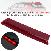 Rear High Level 3rd Brake Light 8A6113A613CE For Ford Fiesta MK7 Focus MK3 Red