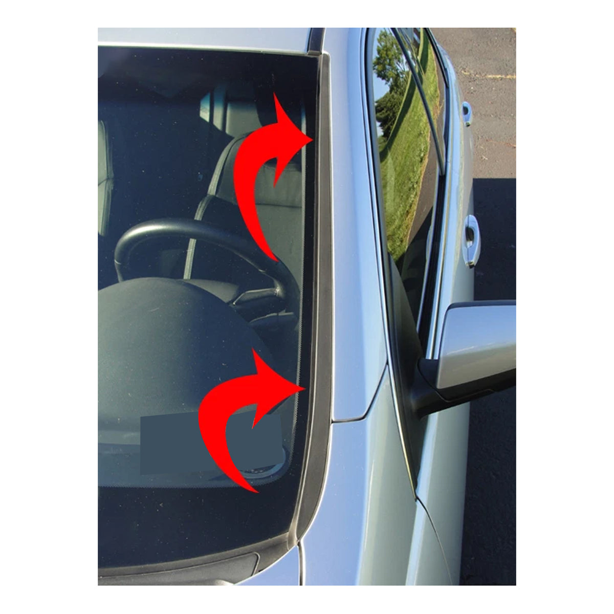 2007-2017 WM WN Statesman Caprice 2PCS Left+Right Front Windshield Rubber Molding Trim 92212084 92172314 Generic
