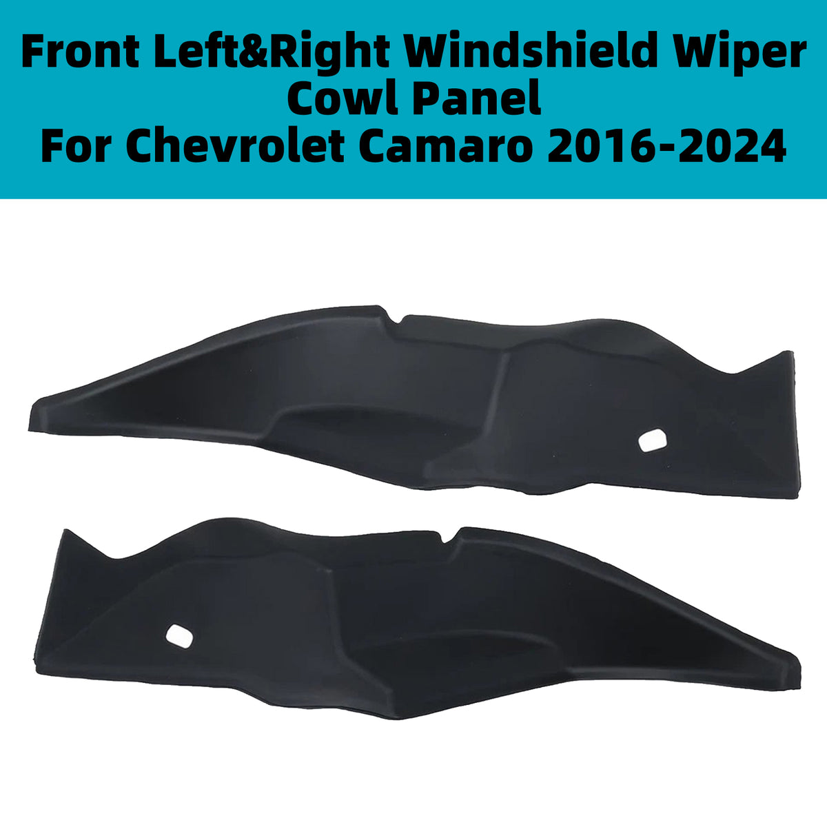 Front Left & Right Windshield Wiper Cowl Panel For Chevrolet Camaro 2016-2024
