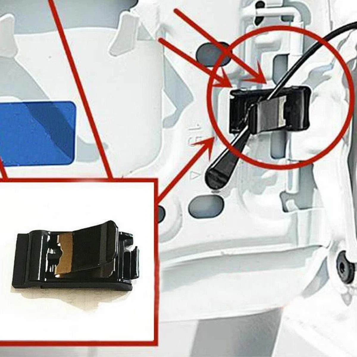 Fuel Door Unlocking Spring Clip Replacement 7736035040 For Toyota Camry 18-2022