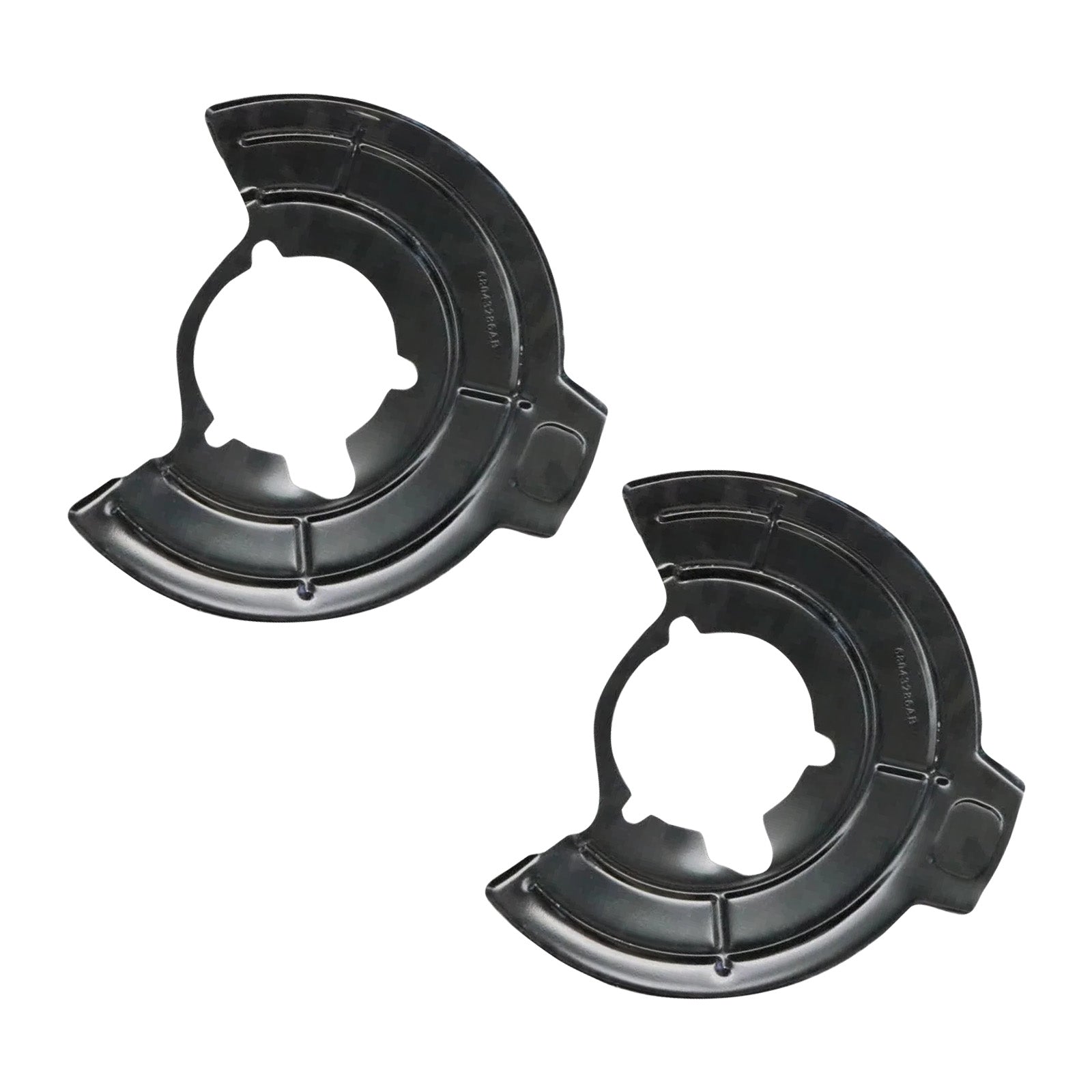 Left & Right Brake Dust Shield 68043286AB Fit Jeep Wrangler JK 2007-2018 Black