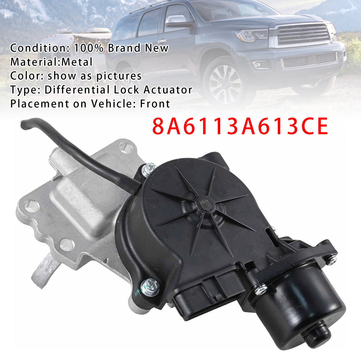 4WD Front Axle Disconnect Actuator For Toyota Tundra 5.7L 600-420 2007-2021