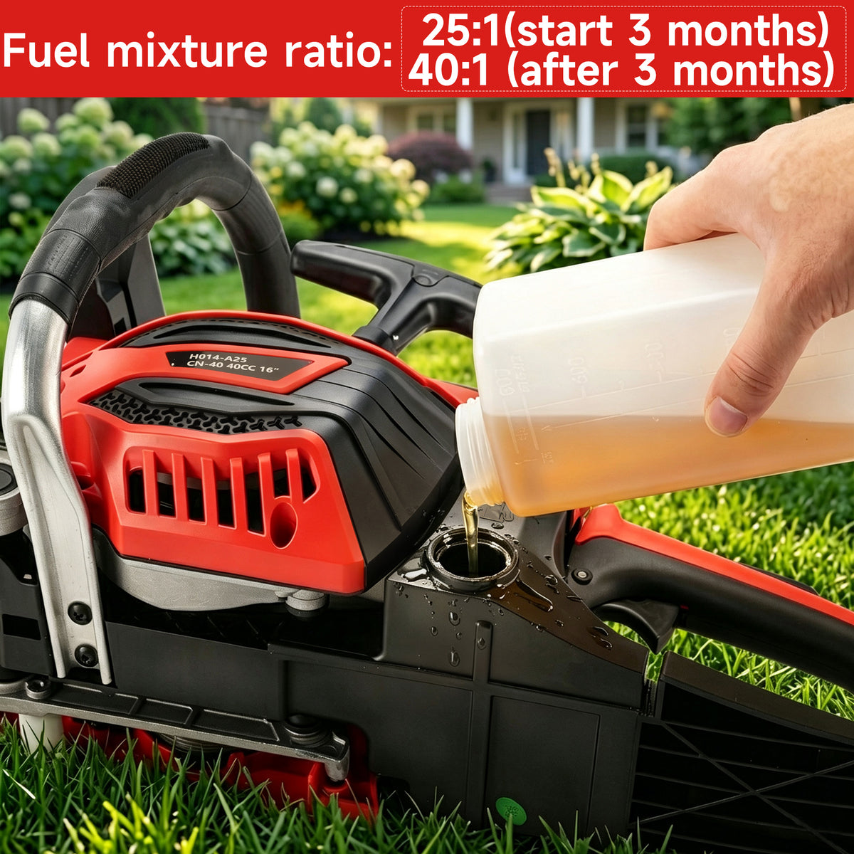 TopTeng 40cc Lightweight Gas Powered Chainsaw