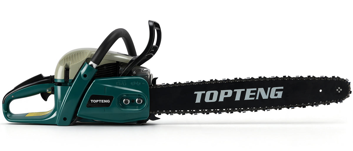TopTeng 65cc Gas Chainsaw with 22 Inch Guide Bar
