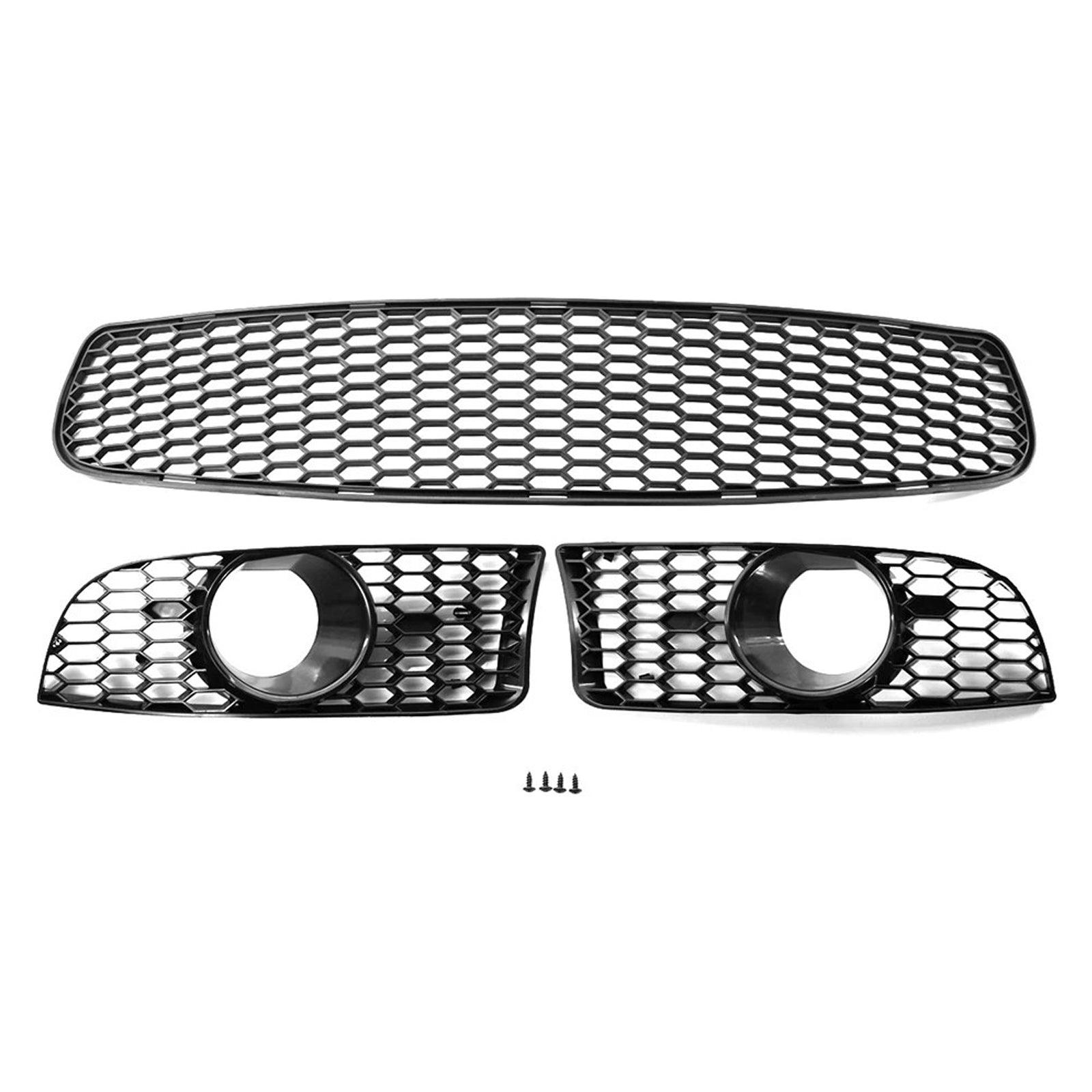 2009-2011 For BMW 3 Series E90 E92 E93 M3 Style Front Bumper Lower Grille Set