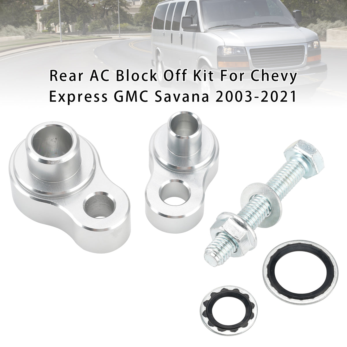 Rear AC Block Off Kit For Chevy Express GMC Savana 2003-2021