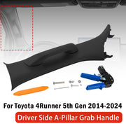 Driver Side A-Pillar Grab Handle Black For Toyota 4Runner 5th Gen 2014-2024