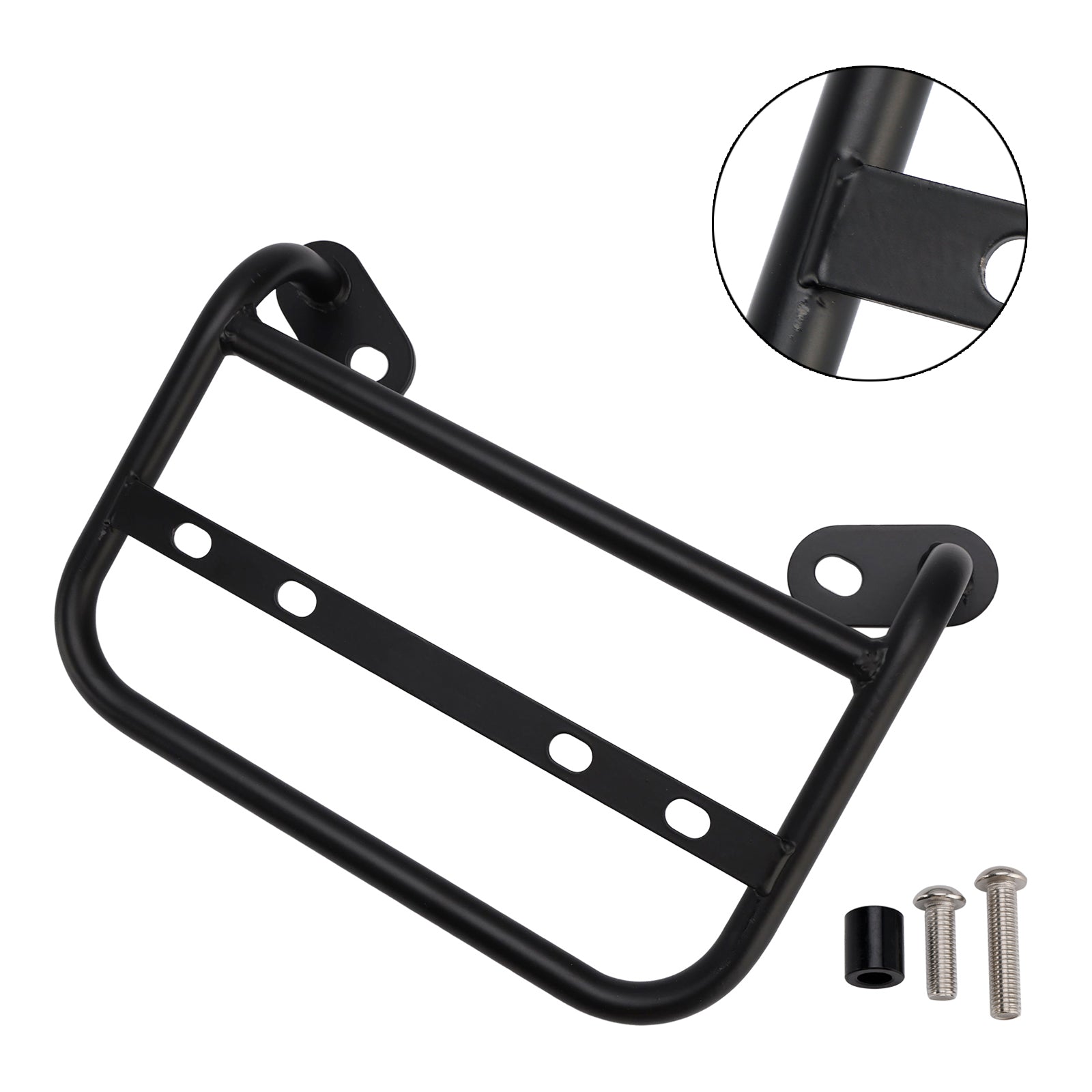 2024-2025 BMW R12 Saddlebag Support Mounting Bracket Racks Black Steel Left+ Right