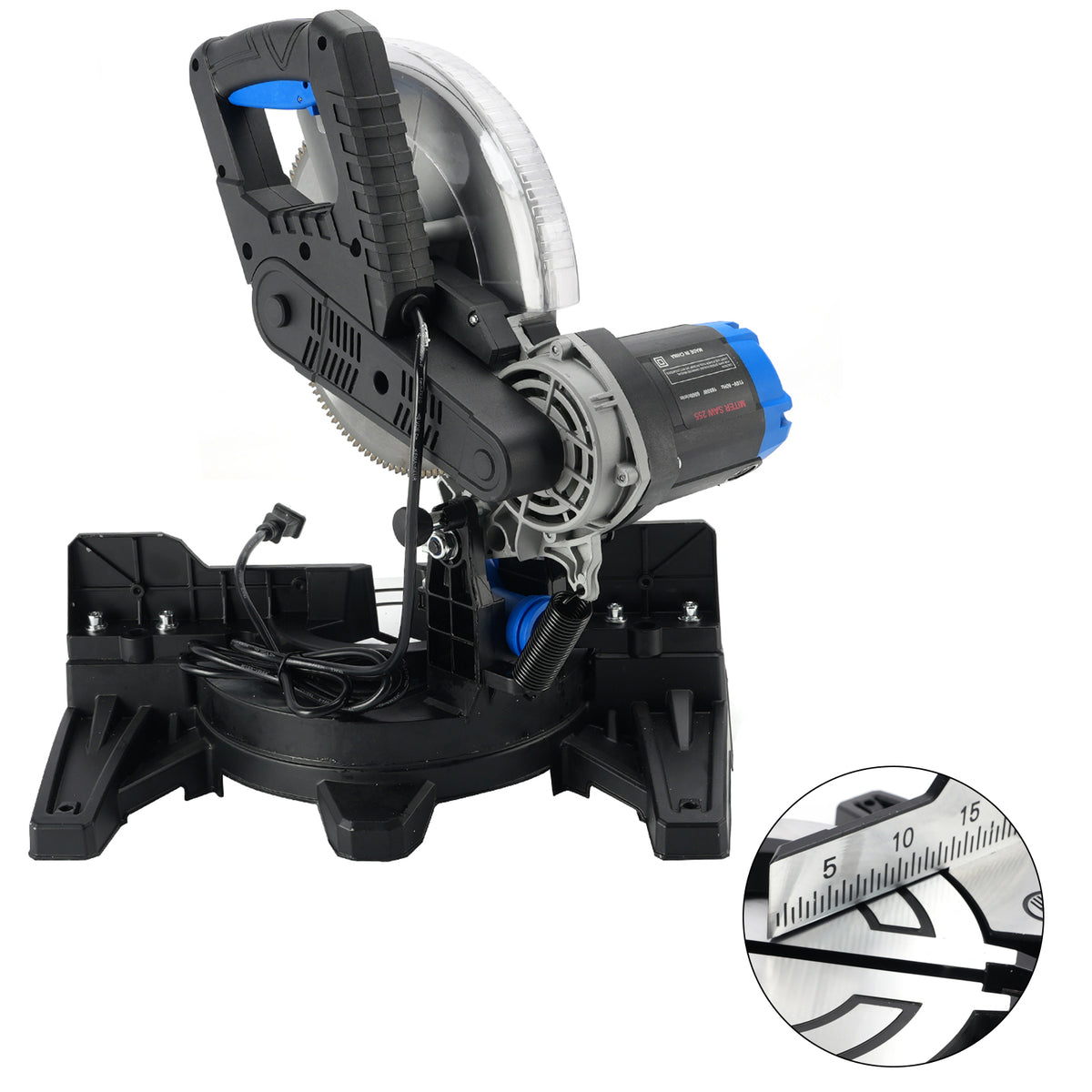 High precision10-Inch Single-Bevel Sliding Compound 0-45 Bevel Miter Saw