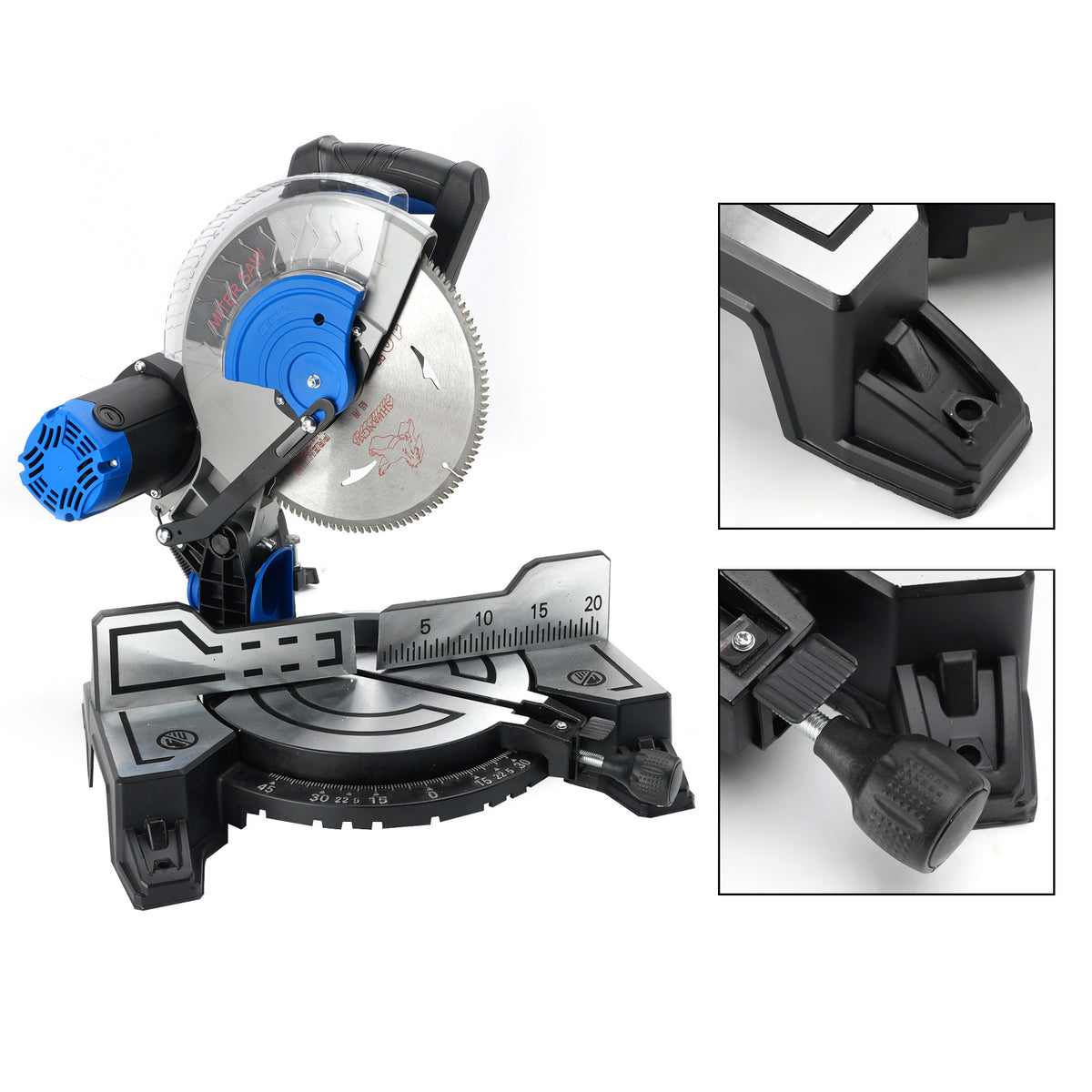 High precision10-Inch Single-Bevel Sliding Compound 0-45 Bevel Miter Saw