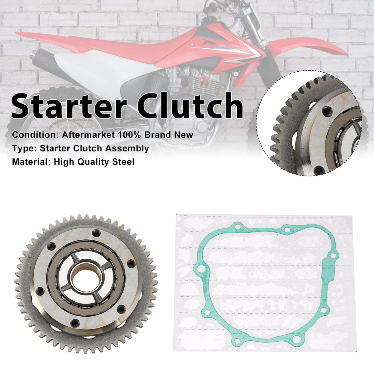 One Way Starter Clutch Kits For Honda CRF230 SL230 XLR125 FTR223 CTX200