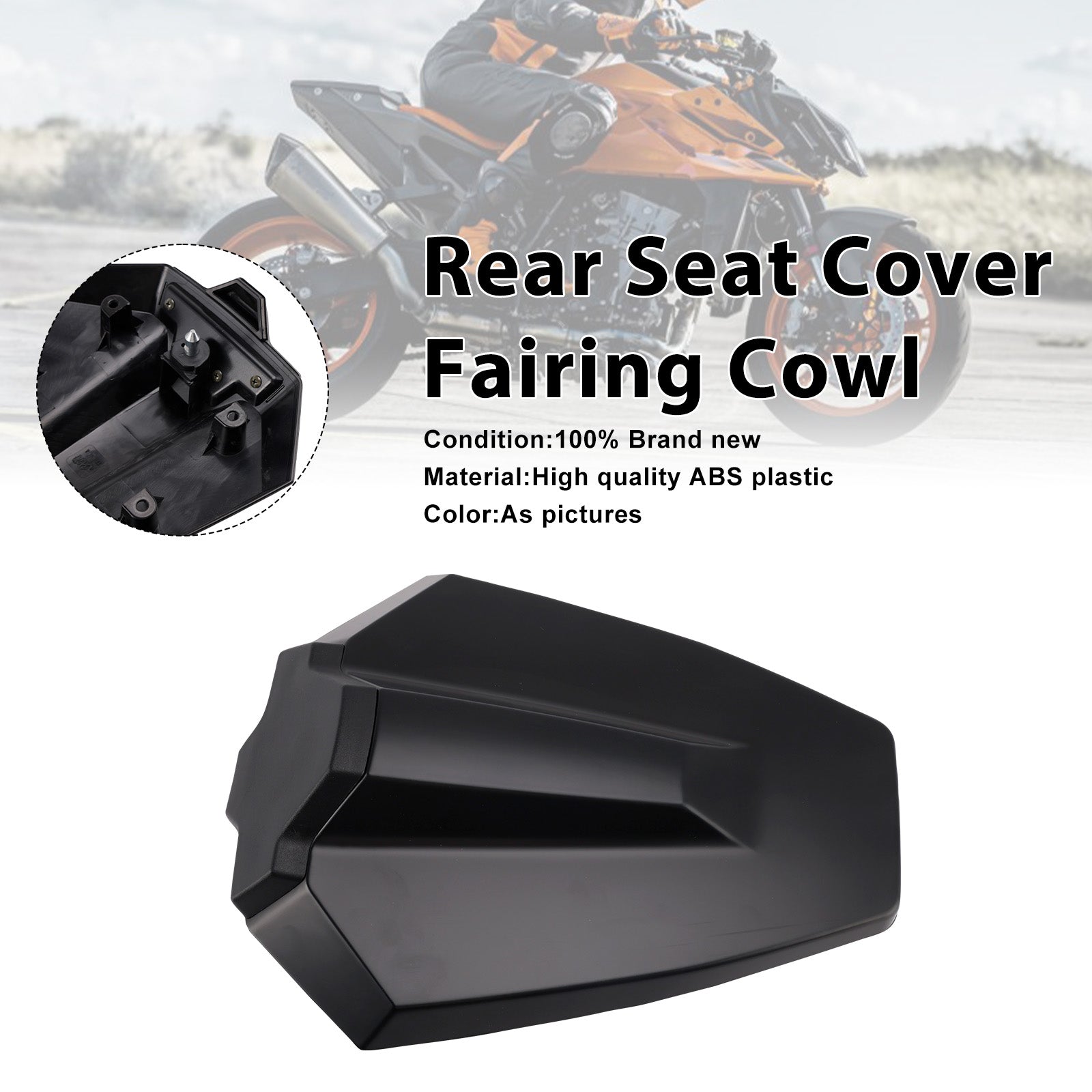 2024-2025 For Duke 990 Rear Pillion Seat Cover Fairing Cowl
