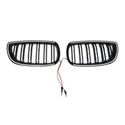 Black Front Kidney Grill Grille Fit BMW E92 E93 LCI 2Doors 2010-2013 W/LED