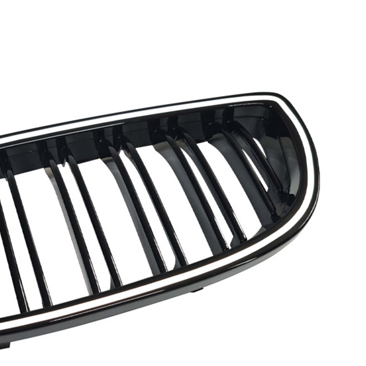 Black Front Kidney Grill Grille Fit BMW E92 E93 LCI 2Doors 2010-2013 W/LED