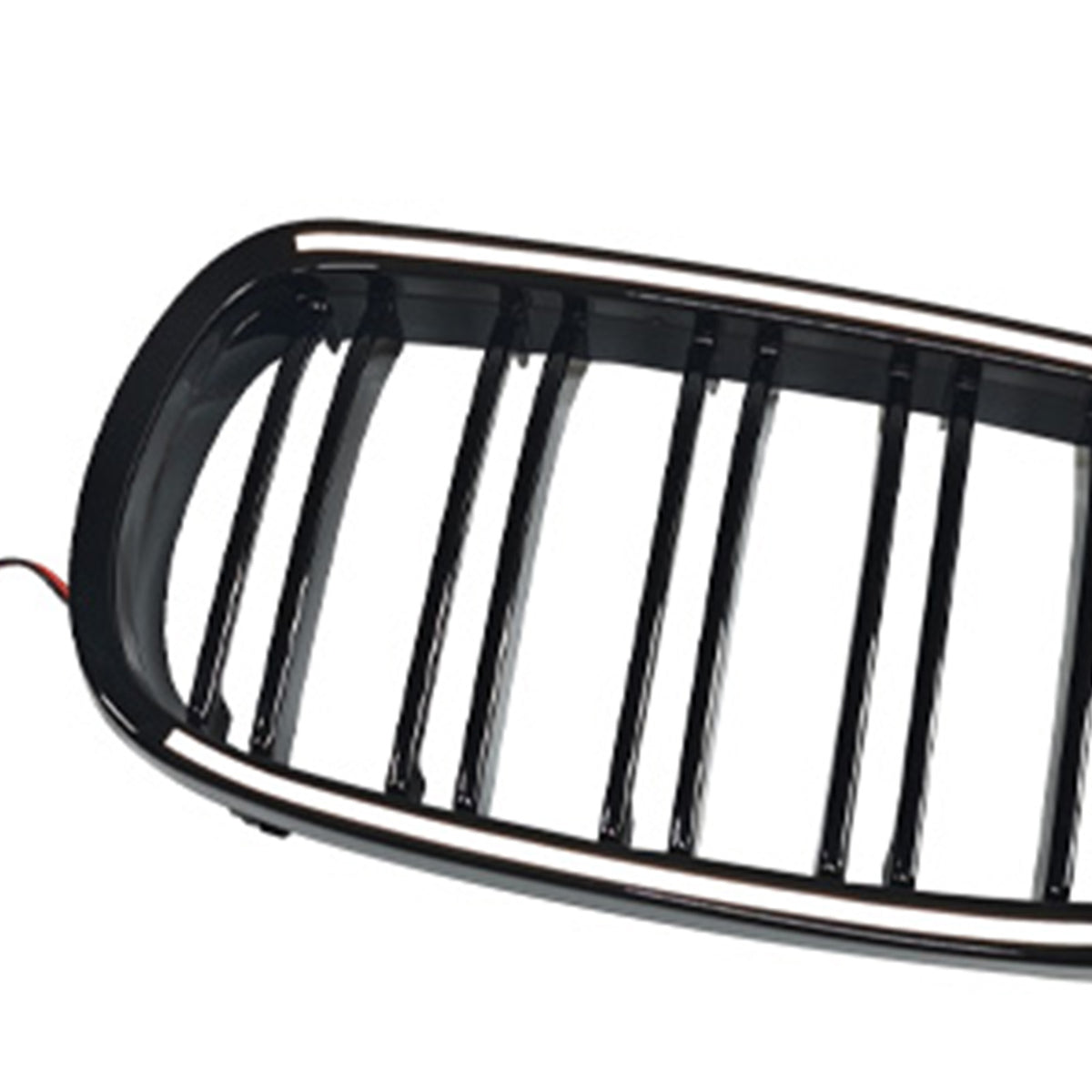 Black Front Kidney Grill Grille Fit BMW E92 E93 LCI 2Doors 2010-2013 W/LED