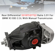 Rear Differential 33107537722 Ratio 3.91 For BMW X3 E83 2.5L Manual Transmission
