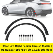 2025-2026 Tesla Model Y Rear Left Right Fender Garnish Molding 1937594-00-D 1937596-00-D Generic