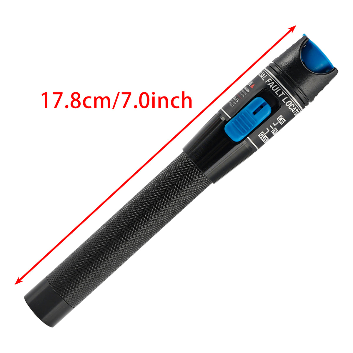 5MW Visual Fault Locator Fiber Optic Tester VFL Fiber Optic Cable Tester + FC
