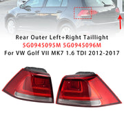 2012-2017 VW Golf VII MK7 1.6 TDI Rear Outer Left+Right Tail Light 5G0945095M 5G0945096M Generic