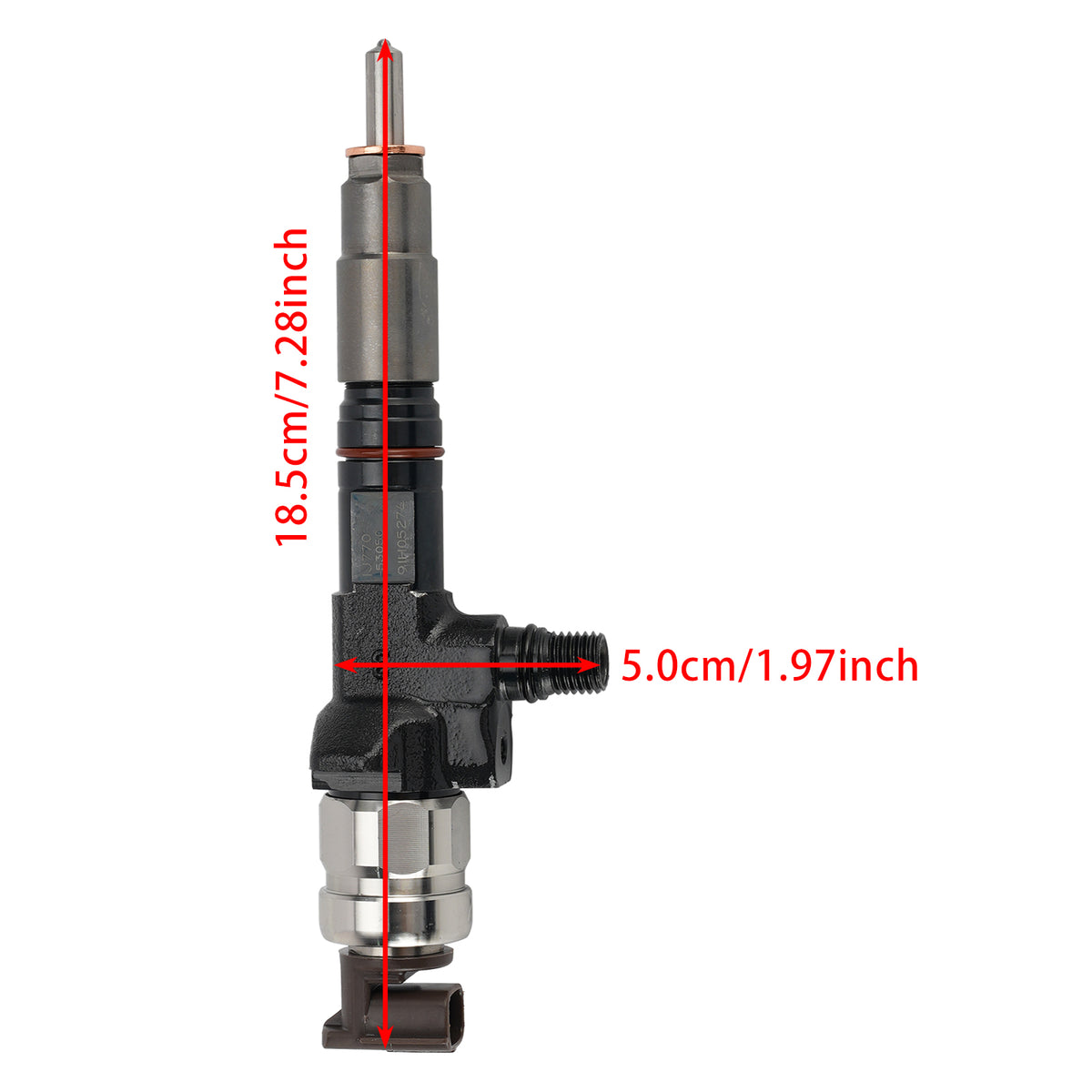Kubota Compact Track Loader SVL75-2C 4Pcs Fuel Injector 295050-1320 295050-1980 Generic