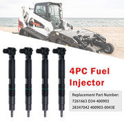 Bobcat Track loaders T870 With the Doosan D34 Engine Only 4Pcs Fuel Injector 7261663 D34-400903 Generic