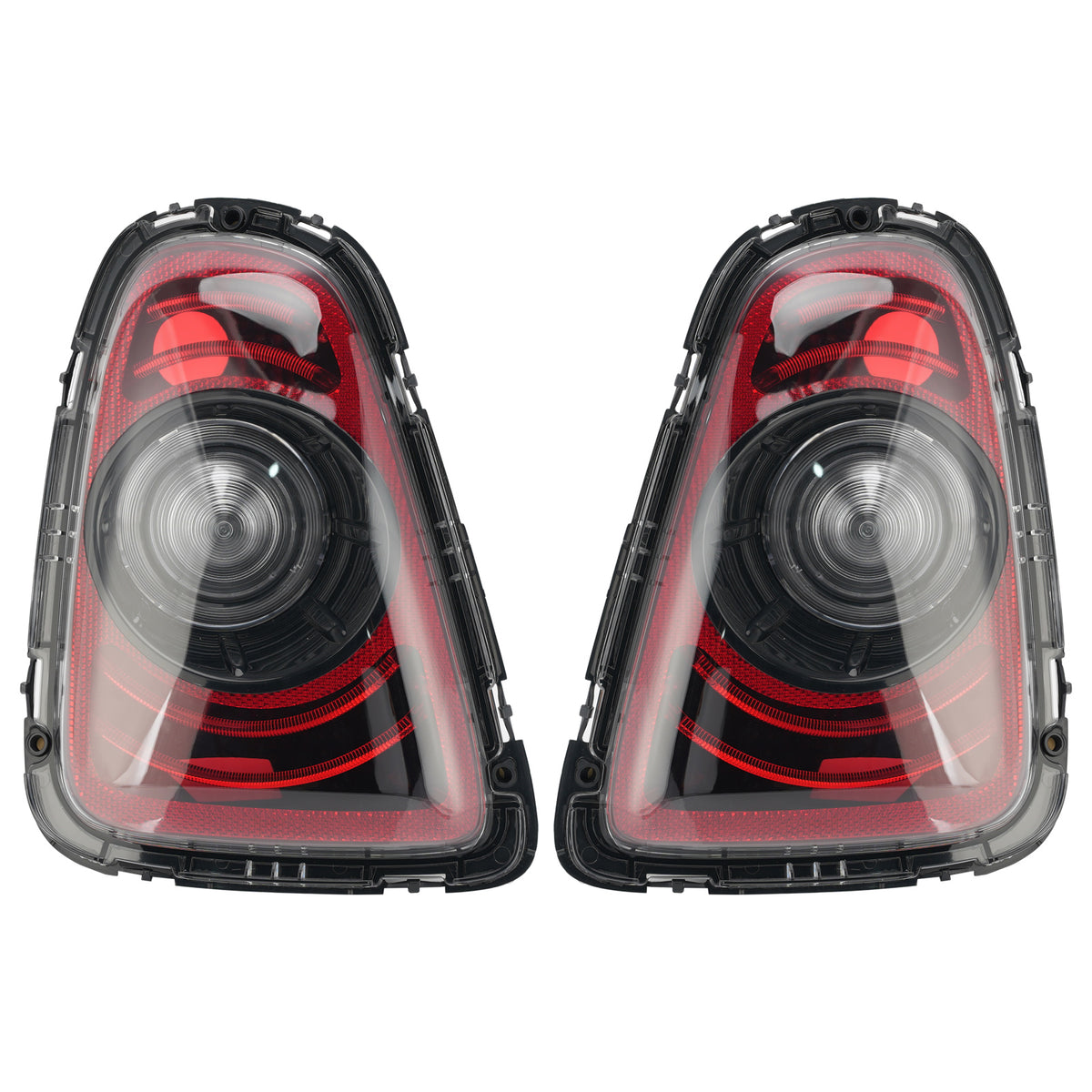 2010-2015 MINI Cabrio R57 LCI Rear Left+Right Tail Lamp Black Line Retrofit Kit 63217255909 63217255911 Generic