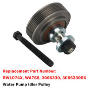 Water Pump Idler Pulley RW1074X WA768 3066330 3066330RX For Cummins N14 Engine