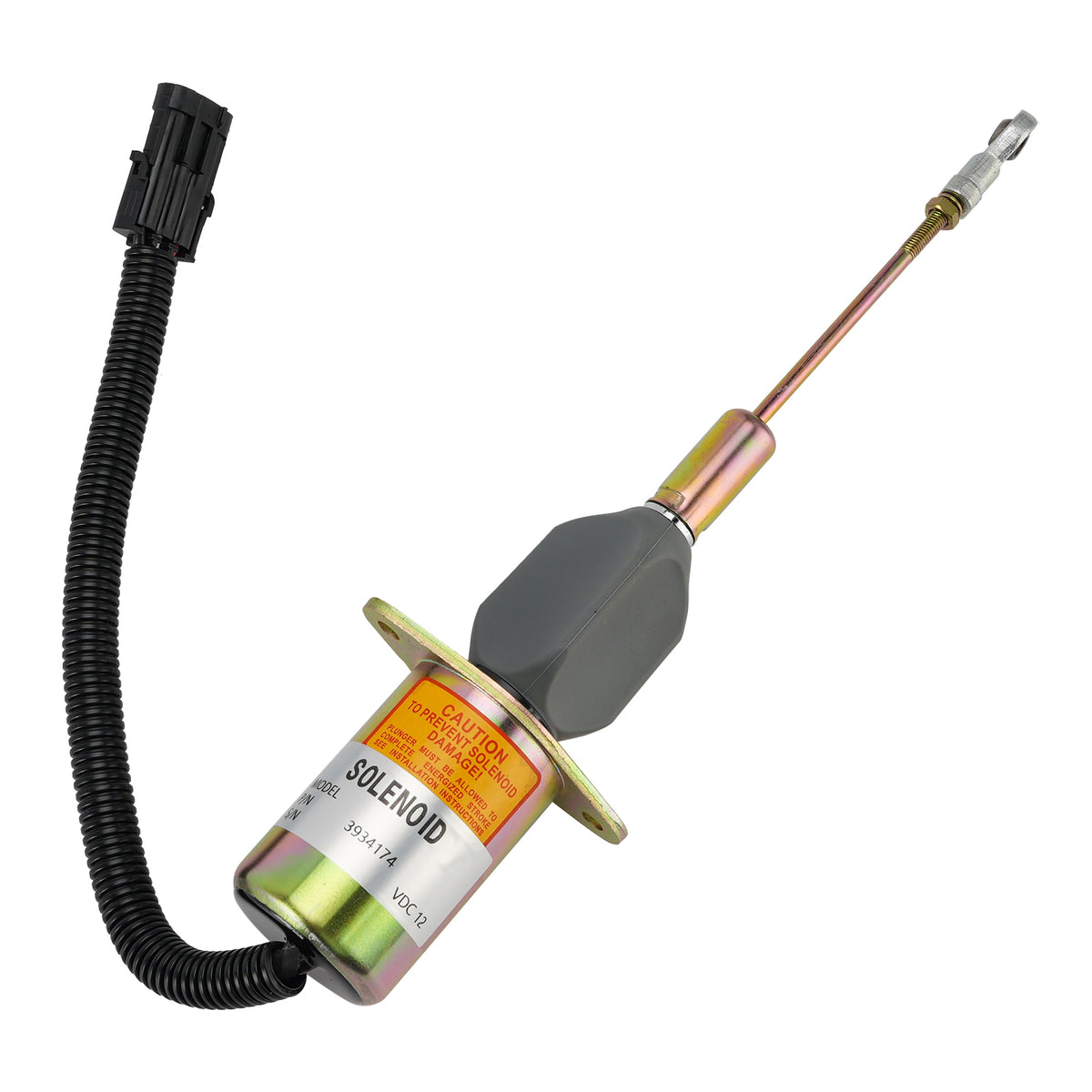Cummins 5.9L Engine Fuel Stop Solenoid 3934174 SA-4697-12 Generic