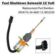 Cummins 5.9L Engine Fuel Stop Solenoid 3934174 SA-4697-12 Generic