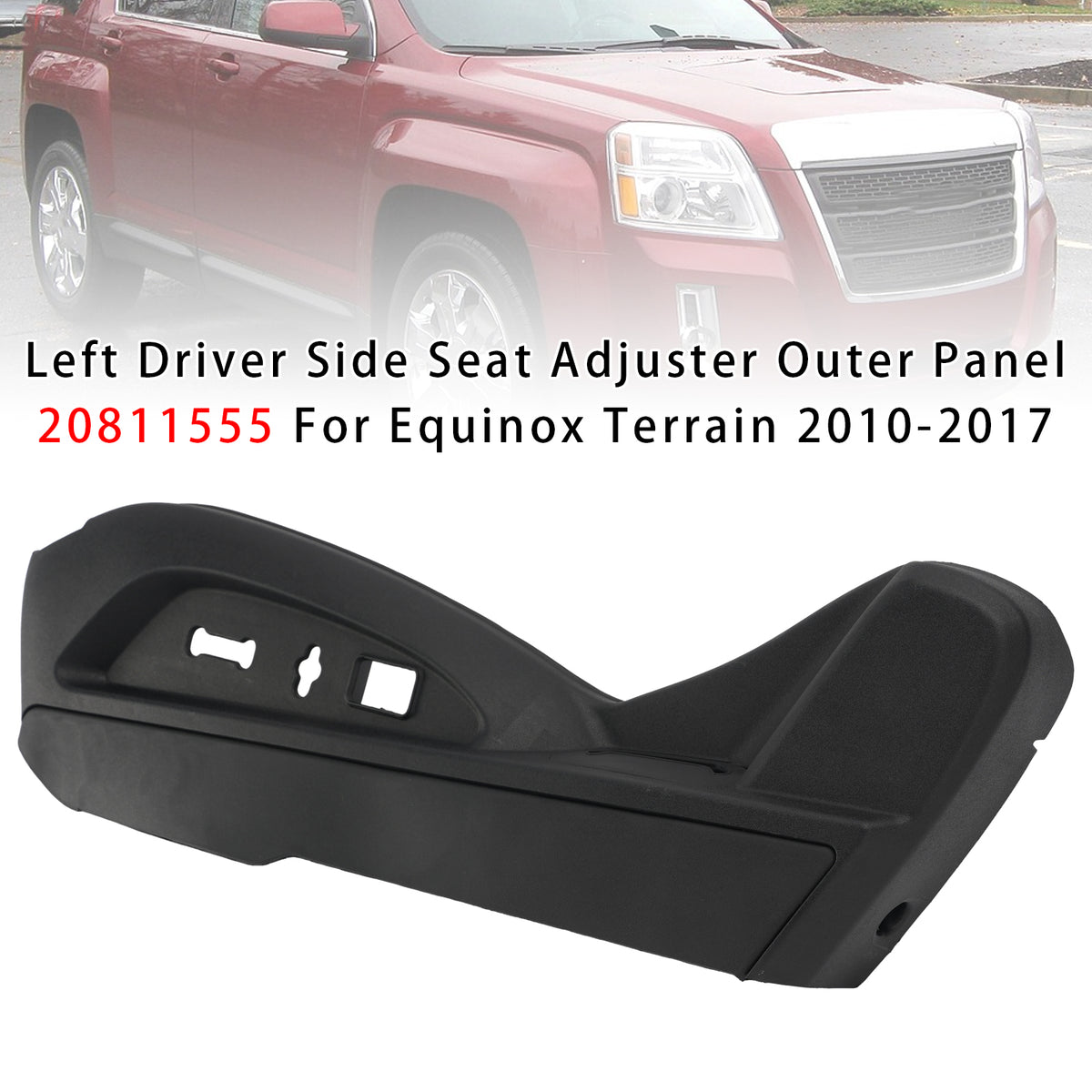 2010-2017 Chevrolet Equinox Left Driver Side Seat Adjuster Outer 20811555 Generic