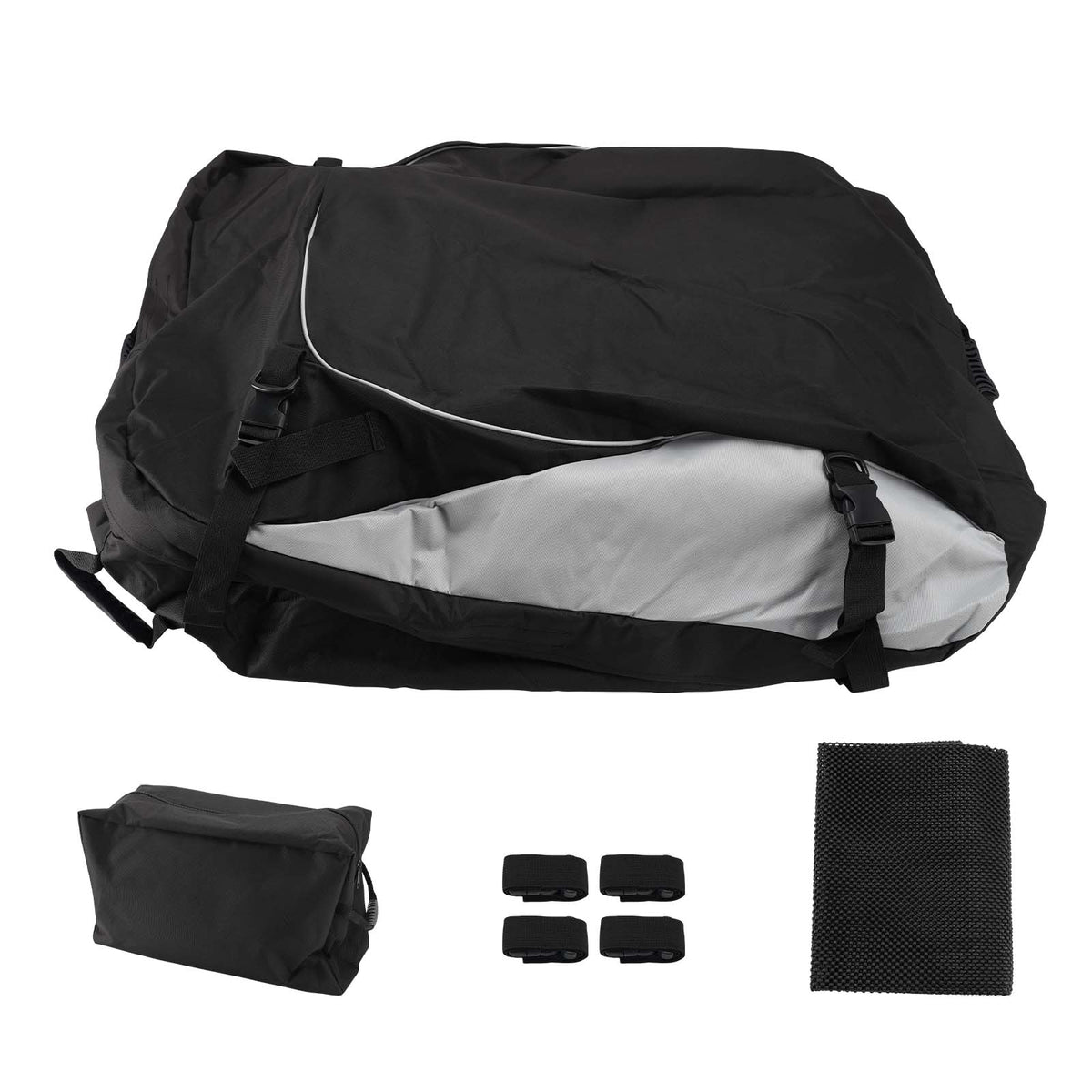 Travel Waterproof Car Roof Top Rack Carrier Cargo Bag Luggage Cube Bag 105*90