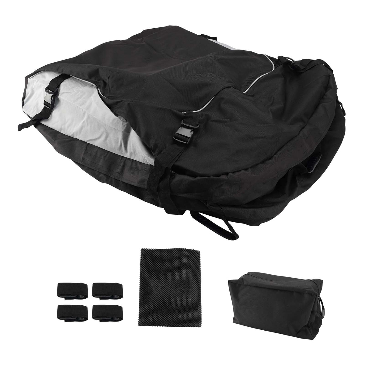 Travel Waterproof Car Roof Top Rack Carrier Cargo Bag Luggage Cube Bag 105*90