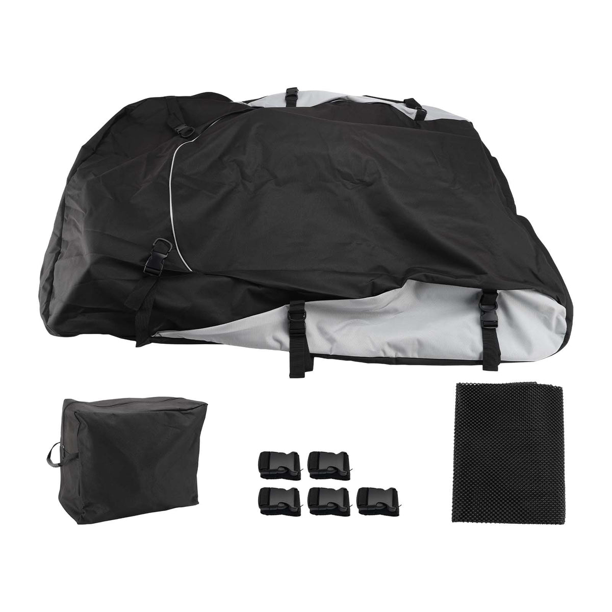 Travel Waterproof Car Roof Top Rack Carrier Cargo Bag Luggage Cube Bag 160*110