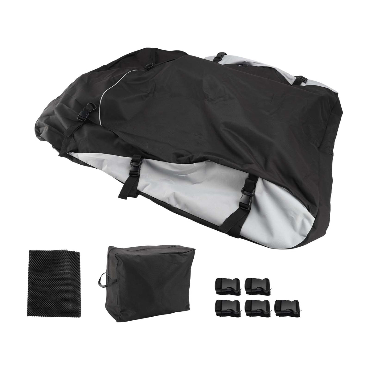 Travel Waterproof Car Roof Top Rack Carrier Cargo Bag Luggage Cube Bag 160*110