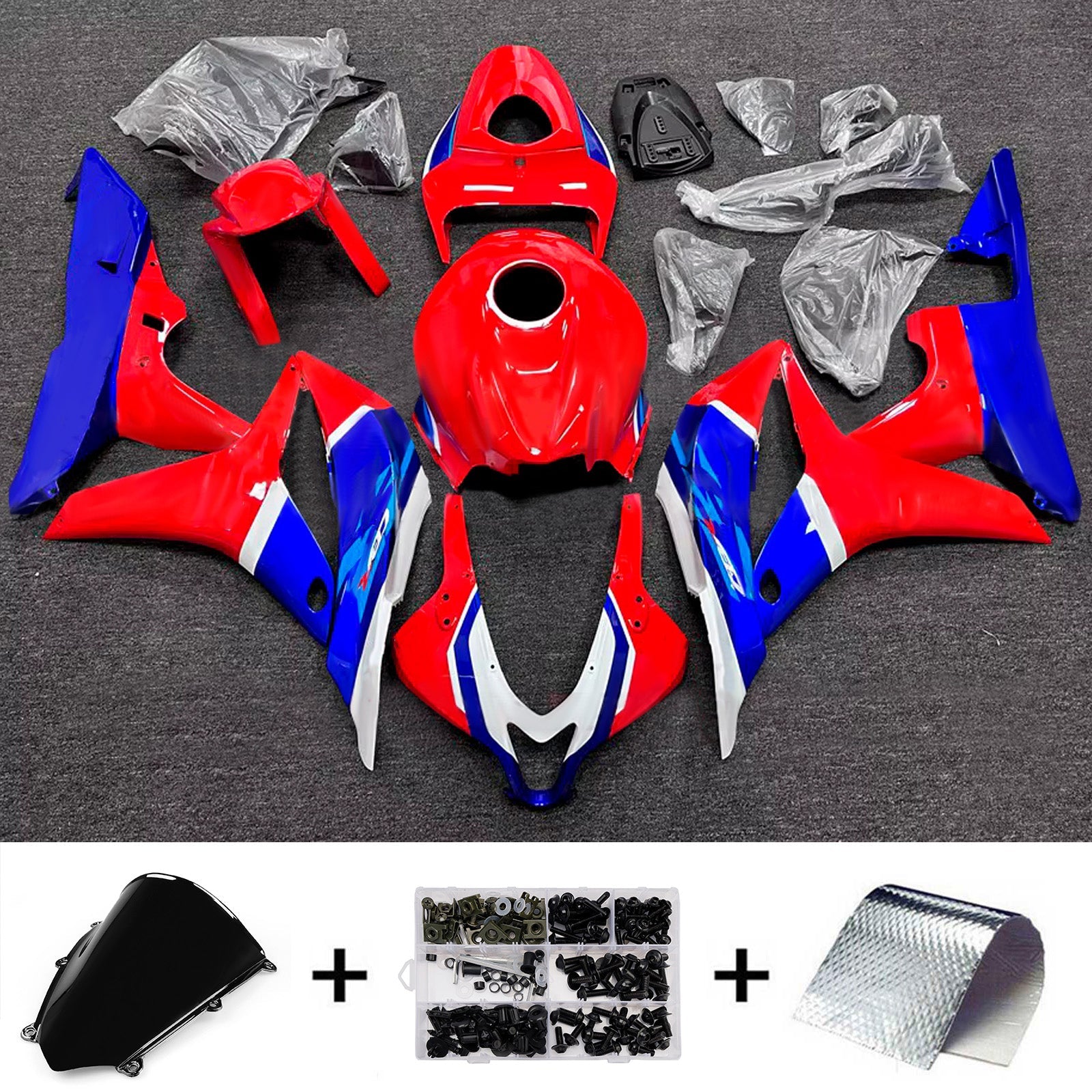 Injection Fairing Kit Bodywork Plastic ABS For Honda CBR600RR 2007-2008 F5