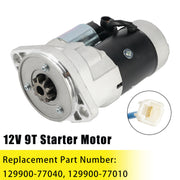 Yanmar Engine 4TNE98 4TNV98 Starter Motor 12V 9T 129900-77010 129900-77040 Generic