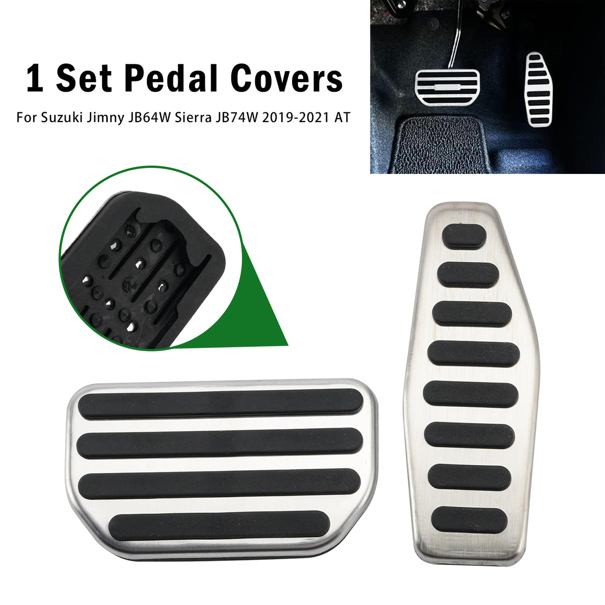2019-2021 Suzuki Jimny JB64W AT Pedal Set Pedals Pedal Caps Generic
