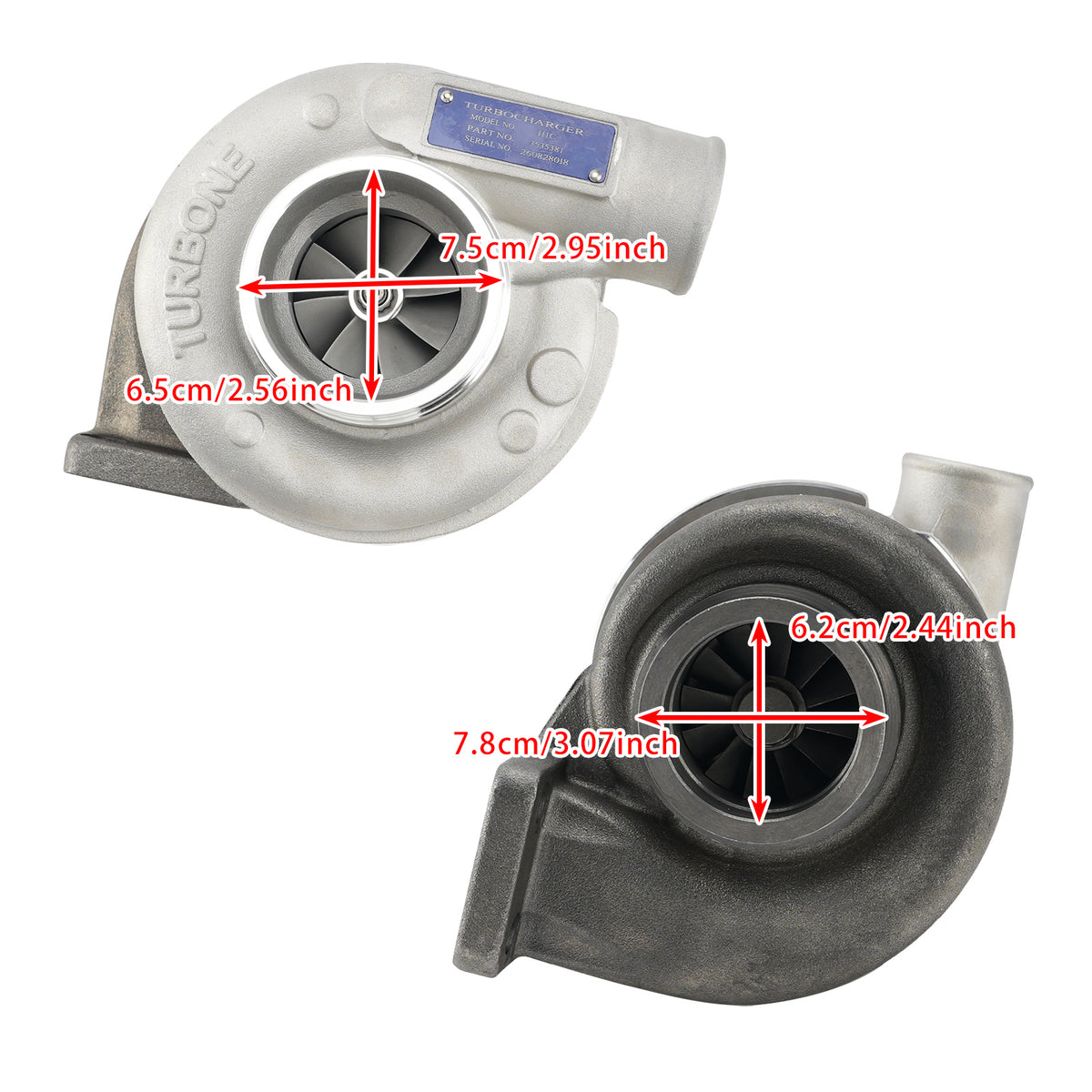Cummins 4TA-390 4BT 3.9 Engine Turbo H1C Turbocharger 3522900 3802290 Generic