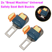 2X Bread Machine Universal Safety Seat Belt Buckle Alarm Stopper Extension Buckle
